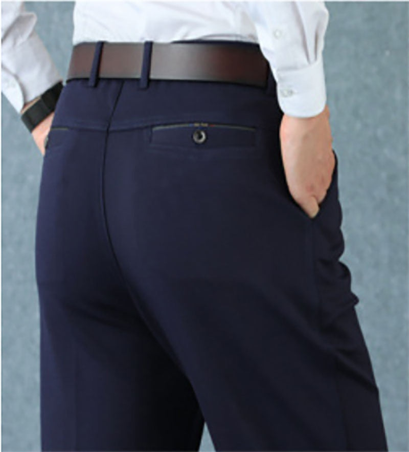 HensMen - Pantalones elásticos elegantes Hombre